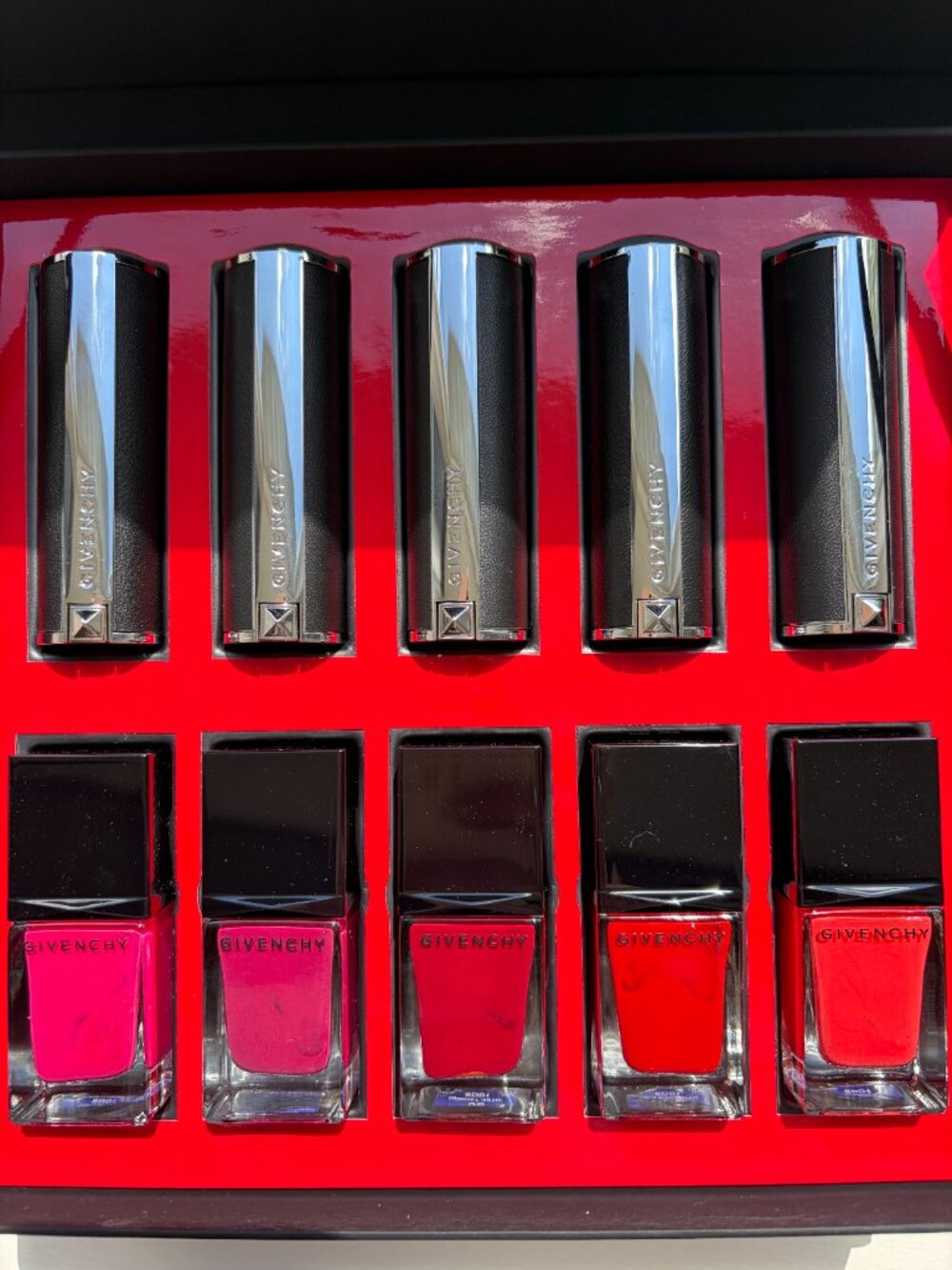NEW Givenchy RED collection Set & L'Interdit Purfume